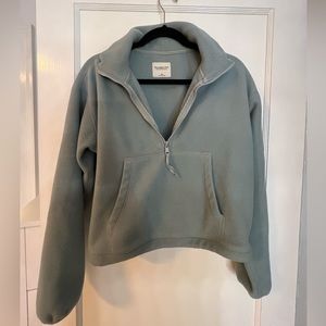 Abercrombie quarter zip fleece